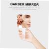 BIUDECO Handheld Mirror for Women Barber Mirror Ergonomic Handle Appropriate Length Portable for Travel view 3
