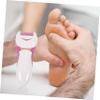 Beavorty Electric Foot Callus Remover Battery Operated Pedicure Tool for Dry Ergonomic Design for Heels Soles Toes Rosy view 4