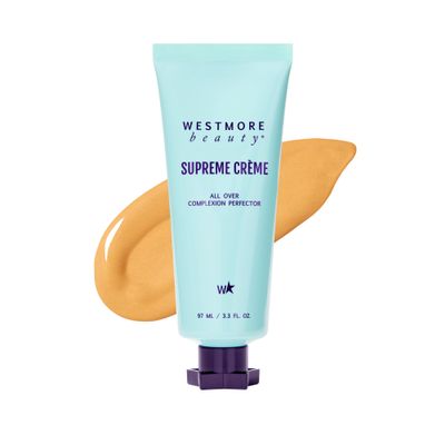 Westmore Beauty Supreme Creme All-Over Complexion Perfector  Long-Lasting CC Cream Foundation - Waterproof & Transfer-Resistant Skin Tint - 3.3 Oz Medium