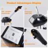 Facial Steamer Professional on Wheels with Time Setting, Estheticians Steamer with More Steam for Deep Cleansing and Hydration, Face Steamer Adjustable Height for Spa, Salon and Home Use view 2