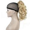 12" Curly Synthetic Clip In Claw Ponytail Hair Extension Synthetic Hairpiece With A Jaw/Claw Clip view 3