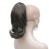 12" Dual Use Wavy Styled Clip In Claw Ponytail Hair Extension Blonde Synthetic Hairpiece With A Jaw/Claw Clip view 1