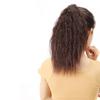 14'' Synthetic Long Corn Wavy Ponytail Wrap On Clip Hair Extensions Claw Ponytail High Temperature Fiber Hairpiece view 3
