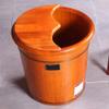 ENWIND Pedicure Foot Spa Wooden Foot Basin, Oak Foot Bath Barrel, Wooden Barrel Foot Bath, Massage Foot Bath Smooth and Delicate Pedicure Barrel with Lid Foot Spa Bath Massager view 2