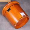 ENWIND Pedicure Foot Spa Wooden Foot Basin, Oak Foot Bath Barrel, Wooden Barrel Foot Bath, Massage Foot Bath Smooth and Delicate Pedicure Barrel with Lid Foot Spa Bath Massager view 3