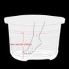 Pedicure Foot Soak Tub Wooden Foot Tub, Solid Wood Foot Bath, Foot Spa Bath Massager foot Spa For Adults With Lid Soak Bucket, Foot Bath Tub feet Soaking Tub Foot Bath Spa Bowl for Fee ( Color : Bro view 3