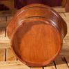 Pedicure Foot Soak Tub Wooden Foot Tub, Solid Wood Foot Bath, Foot Spa Bath Massager foot Spa For Adults With Lid Soak Bucket, Foot Bath Tub feet Soaking Tub Foot Bath Spa Bowl for Fee ( Color : Bro view 4