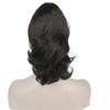 12" Dual Use Curly Styled Clip In Claw Ponytail Hair Extension Synthetic Hairpiece With A Jaw/Claw Clip view 1