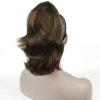 12" Dual Use Curly Styled Clip In Claw Ponytail Hair Extension Synthetic Hairpiece With A Jaw/Claw Clip view 2