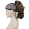 12" Dual Use Curly Styled Clip In Claw Ponytail Hair Extension Synthetic Hairpiece With A Jaw/Claw Clip view 3