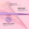 Docolor 17 Pcs Colourful Makeup Brush Set + Duo Eyebrow Brush,Professional Angled Eye Brow Brush and Spoolie Brush view 4