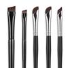 Etercycle 5-Piece Set Eyeliner Brushes for Precision Makeup Application - Fine Angled & Ultra Thin Slanted Flat Angle for Professional Beauty Cosmetic Tool view 1