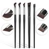 Etercycle 5-Piece Set Eyeliner Brushes for Precision Makeup Application - Fine Angled & Ultra Thin Slanted Flat Angle for Professional Beauty Cosmetic Tool view 2