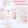 50PCS Lash Shampoo Label Stickers for Bottle, Lash Extension Stickers for Foam Pump Bottle Lash Bath Wash Label Personalised Stickers (D) view 2