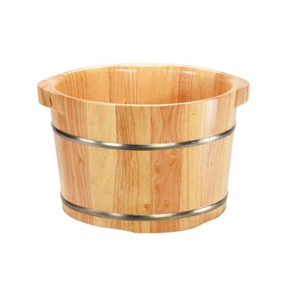 Pedicure Foot Spa Foot Tub,Wooden Foot Basin,Smooth And Delicate Pedicure Barrels Solid Wood Massage Foot Bathing Barrel Home Hot Spring Adult Pedicure Footbath Foot Spa Bath Massager ( Color : Withou