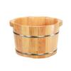 Pedicure Foot Spa Foot Tub,Wooden Foot Basin,Smooth And Delicate Pedicure Barrels Solid Wood Massage Foot Bathing Barrel Home Hot Spring Adult Pedicure Footbath Foot Spa Bath Massager ( Color : Withou view 1