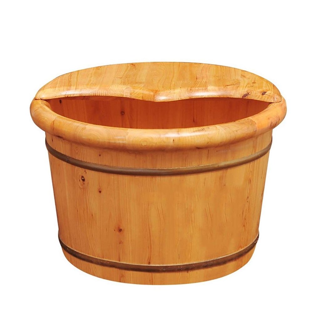 Scpantkend Pedicure Foot Soak Tub Handmade Footbath Basin, footbaths Smooth Surface, Bathroom Accessories Foot Bath Spa Bowl for Feet Stress Relief