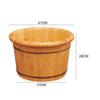Scpantkend Pedicure Foot Soak Tub Handmade Footbath Basin, footbaths Smooth Surface, Bathroom Accessories Foot Bath Spa Bowl for Feet Stress Relief view 2