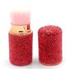 Bestbling Bling Rhinstones Retractable Brush for Face Makeup & Foundation for Liquid, Cream and Powder Face Makeup (Red) view 1