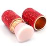 Bestbling Bling Rhinstones Retractable Brush for Face Makeup & Foundation for Liquid, Cream and Powder Face Makeup (Red) view 4