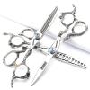 6/7/8/9 Inches Professional Hairdressing Scissors Set,Stainless Steel Hairdressing Scissors for Women & Men (6 inch 3PC) view 1
