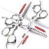 6/7/8/9 Inches Professional Hairdressing Scissors Set,Stainless Steel Hairdressing Scissors for Women & Men (6 inch 3PC) view 2