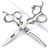6/7/8/9 Inches Professional Hairdressing Scissors Set,Stainless Steel Hairdressing Scissors for Women & Men (6 inch 2PC) view 1