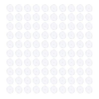Bloomfall Clear Piercing Disc For Piercing Bump,Pressure Silicone Earrings For Keloids Healing Pads Belly Button Piercing Kit Nose Piercing Bump Treatment (7MM 100PC)