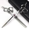 6/7/8/9 Inches Professional Hairdressing Scissors Set,Stainless Steel Hairdressing Scissors for Women & Men (7 inch 2PC) view 1