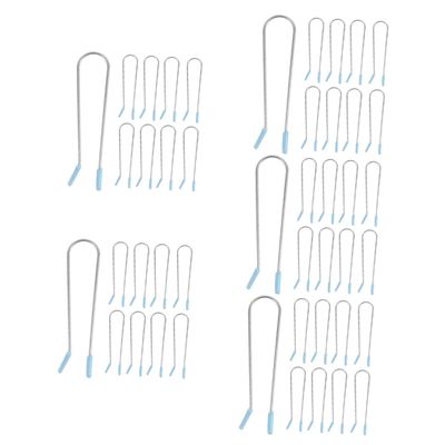 Beavorty 100pcs Hair Clips Hot Rollers Replacement Clips for Hair Perm Kit Volumizing for Perm Rods for Natural
