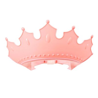 Beaupretty Boy Girl Adjustable Shampoo Hat Crown Shape Bath Cap for Boy Girl Protects Eyes and Ears Soft and Comfortable for