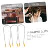 Beaupretty 60pcs Hot Roller Clips Hair Rollers Clips Spiral Perm Rods Hair Styling Tools Home Use view 3