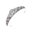Beavorty 1pc Rhinestone Wedding Bride Crown Headband Elegant Headdress for Bridal Accessories Lightweight Comfortable Design for Engagement Weddings Special Occasions Silver view 1