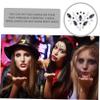 BESTOYARD 2 Sheets Face Stickers Makeup Gems Face Jewels Stick on Face Jewelry Rhinestone Sticker Rave Face Jewels Face Jewels Sticker Face Gem Stickers Eyes Sticker Crystal Acrylic Diamond view 3