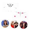 BESTOYARD 2 Sheets Face Stickers Makeup Gems Face Jewels Stick on Face Jewelry Rhinestone Sticker Rave Face Jewels Face Jewels Sticker Face Gem Stickers Eyes Sticker Crystal Acrylic Diamond view 4