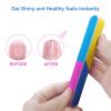 7 Way Nail Buffer (6 Pcs), Nail Buffers Blocks for Natural Nails Shine Smoother Buffing Block for Shinning Fingernail Emery Board Buffing Blocks (6 Pcs Shine Buffer 7 Way) view 2