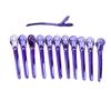 12pcs Duck Bill Clips, NonSlip Steel Hair Clips for Styling and Sectioning, Salon Dividing Duckbill Hair Clamps for Salon and Home Hair Cutting Styling () view 2