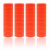 100 Pack Seamless Hair Ties for Women Girls Ponytail Holders for Thick Hair (neon orange) view 1