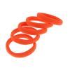 100 Pack Seamless Hair Ties for Women Girls Ponytail Holders for Thick Hair (neon orange) view 4