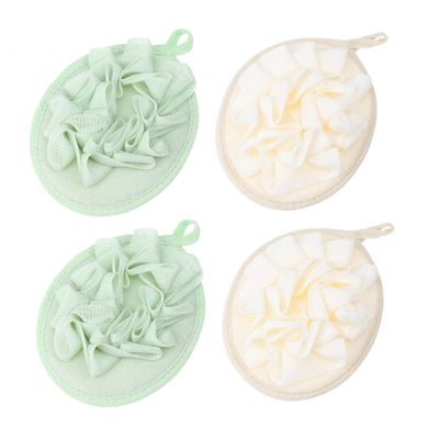 FOMIYES 4pcs Bath Ball Skin Cleaner Mesh Foaming Bath Bubble Ball for Relaxation