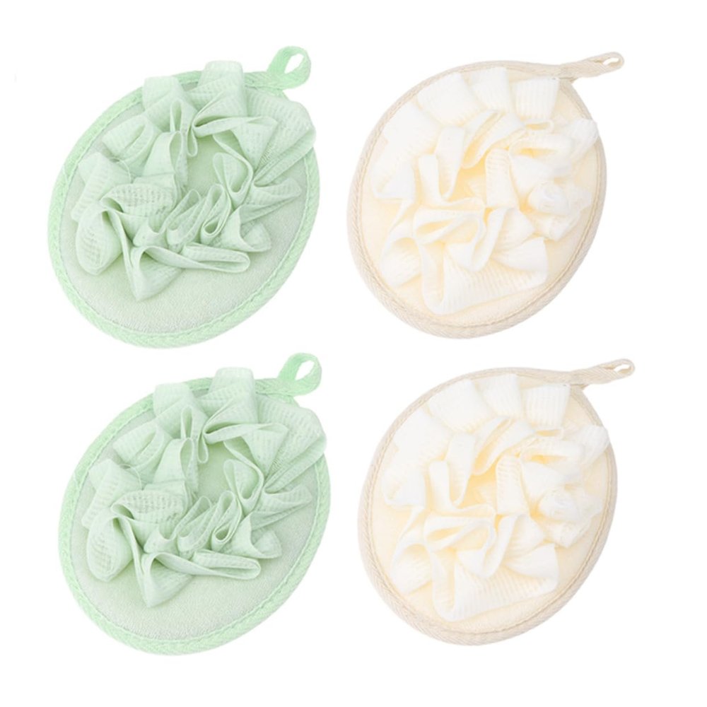FOMIYES 4pcs Bath Ball Skin Cleaner Mesh Foaming Bath Bubble Ball for Relaxation