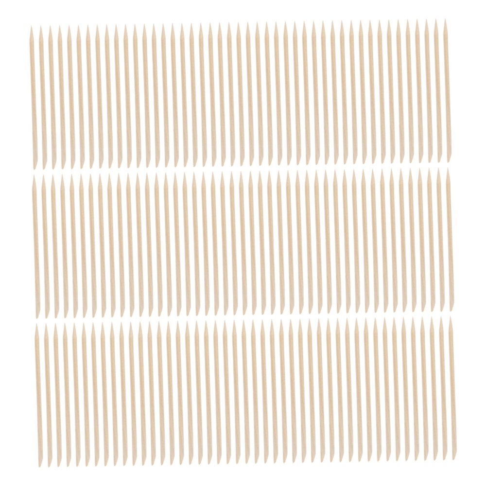 FOMIYES 300pcs Multifunctional Wooden Nail Sticks for Professional Manicure Cuticle Cleaning Tool for Nail Art Gentle and Comfortable Design for Personal and Salon Use