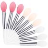9PCS Reusable Lip Balm Applicator - Silicone Lipstick & Eyeshadow Brushes - Cream Lip Mask Beauty Tool Kit view 1