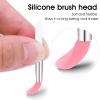 9PCS Reusable Lip Balm Applicator - Silicone Lipstick & Eyeshadow Brushes - Cream Lip Mask Beauty Tool Kit view 3