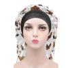 AFPANQZ Mushroom with Floral Silk Sleep Hair Caps Sleep Cap for Long Hair Dreadlock Curly Hair Bonnets Stain Sleeping Hair Cap to Protect Hair Elastic Band for Women view 2