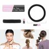 100 Pack Women's Thick Seamless Cotton Band Curly Hair, No Metal Elastic Belt, Suitable for Women's Black Hair, Seamless Cotton Hair Band, Elastic Ponytail view 2