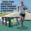 3 Pack Bundle: Coach Soak Recovery Bath Soak, Epsom Salt Bulk, Bath Salts Bulk, 3 Pack Bundle, Total of 9 Pounds (Eucalyptus, Lavender, Citrus) view 3