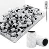 150 Grit Sanding Bands for Nail Drill, 100Pcs Medium Grit Sanding Band for Nail Drill with 3/32 Sanding Bit for Acrylic Nail, Gel Nail Removing, Professional Nail Sanding Band for Manicure & Pedicure view 1