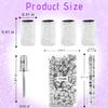 150 Grit Sanding Bands for Nail Drill, 100Pcs Medium Grit Sanding Band for Nail Drill with 3/32 Sanding Bit for Acrylic Nail, Gel Nail Removing, Professional Nail Sanding Band for Manicure & Pedicure view 2