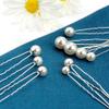 18Pcs Pearl and Rhinestone Hair Accessories for Wedding, Bridal Styling - U Shaped Bobby Pins, Hair Pins for Bride and Girls (Silver) view 3